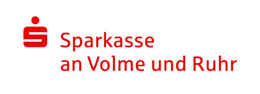 Logo der Sparkasse an Volme und Ruhr: Roter Schriftzug auf weißem Hintergrund
